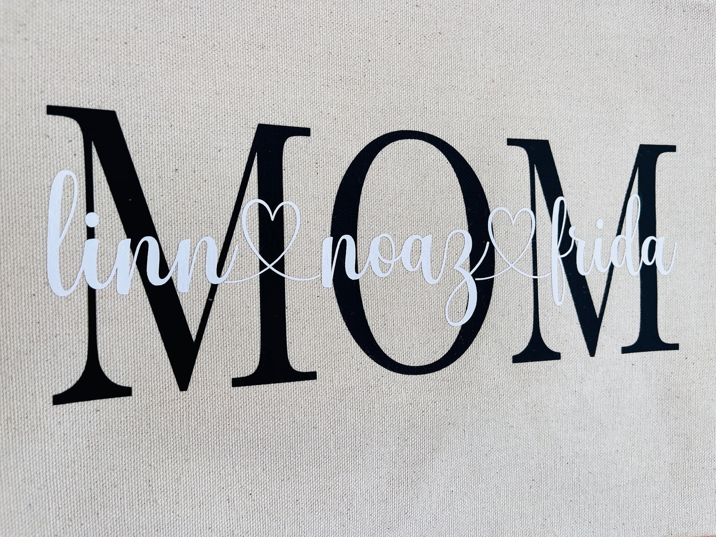 Jutetasche Shopper Jutebag MOM personalisiert