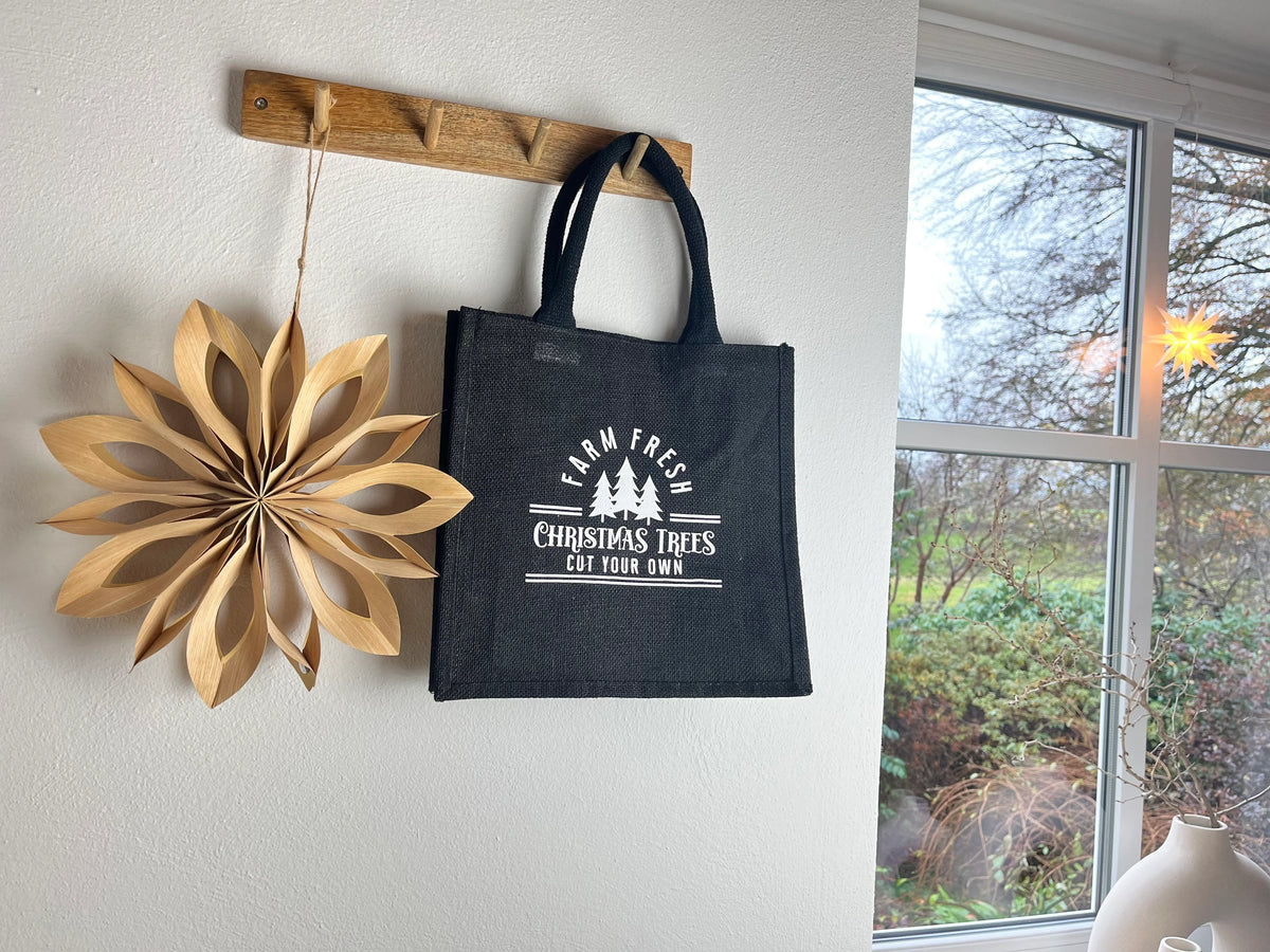 Jutetasche Geschenk Deko Weihnachten