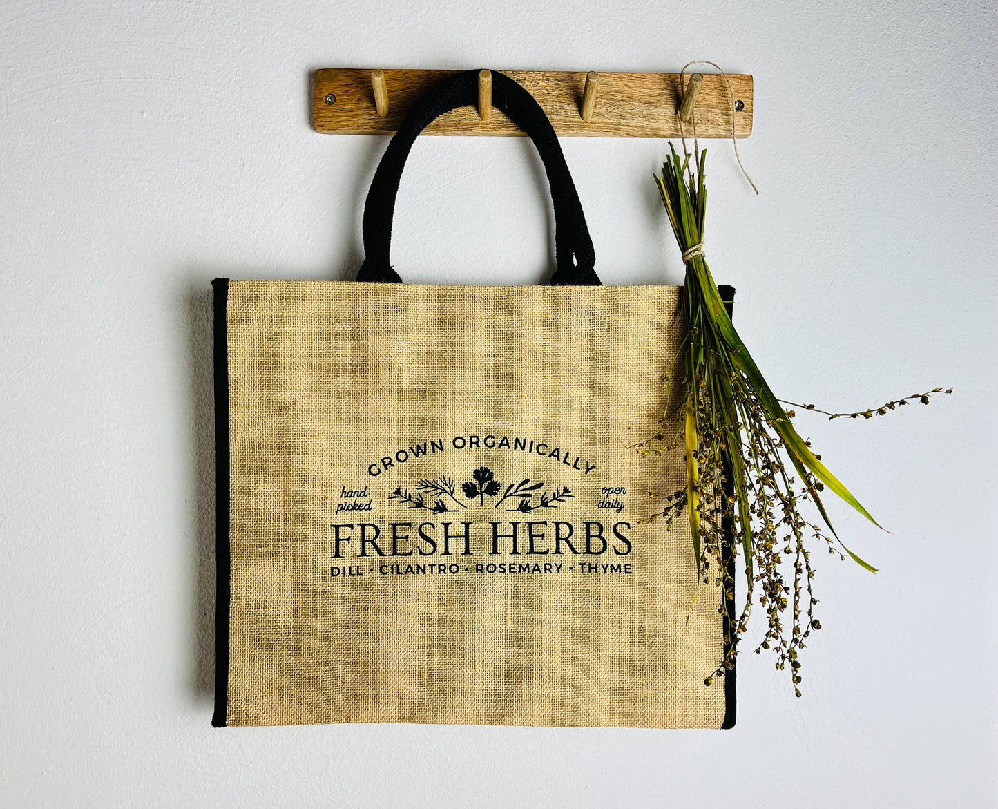 Jutetasche Shopper FRESH HERBS
