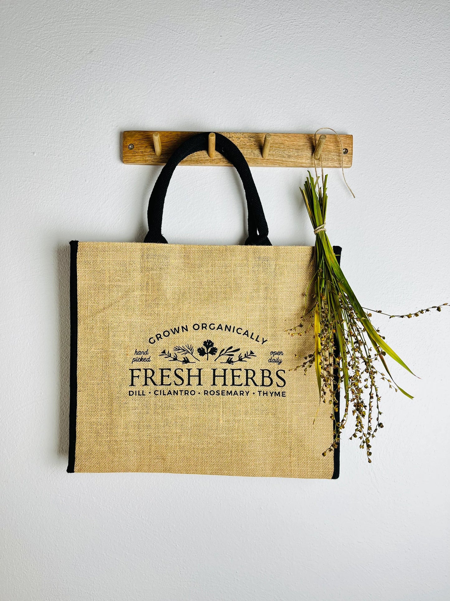 Jutetasche Shopper FRESH HERBS