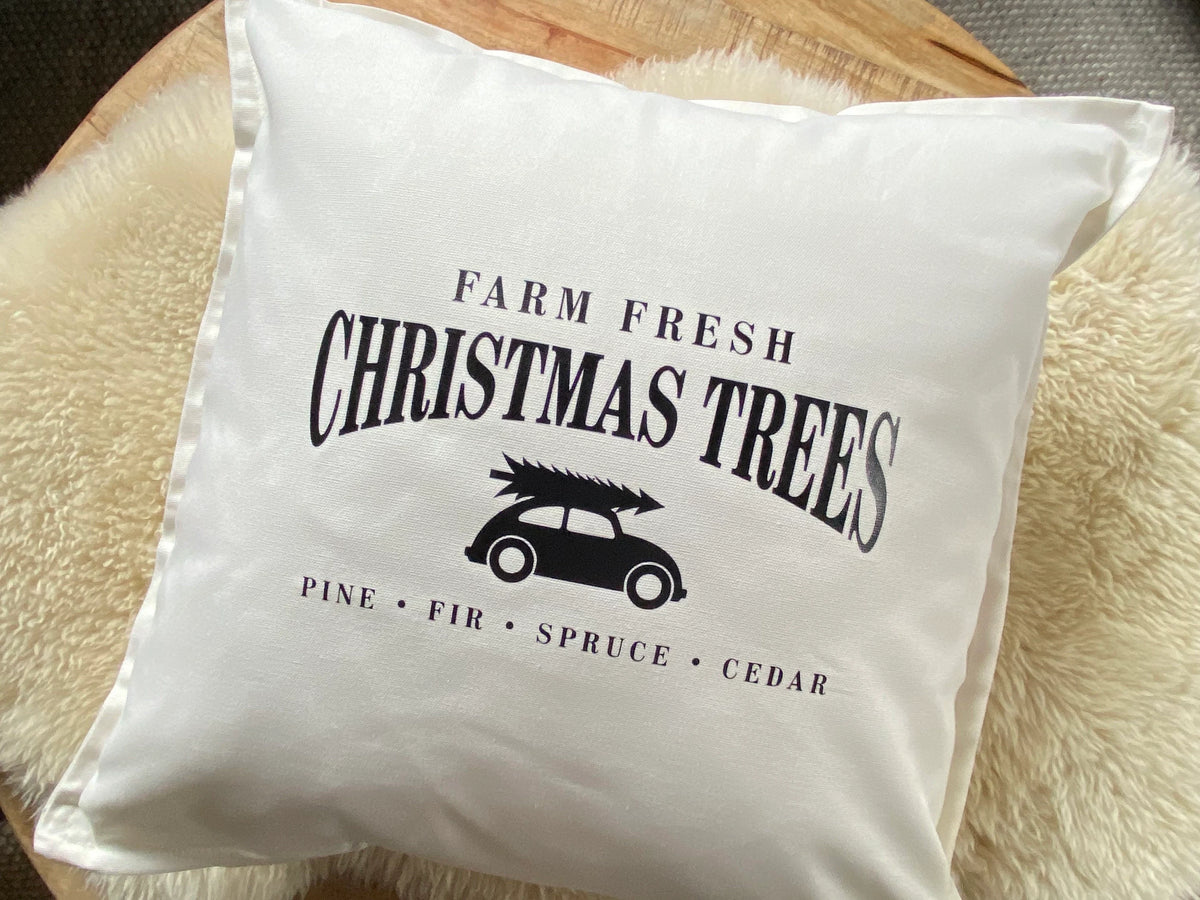 Kissen Weihnachten weiß