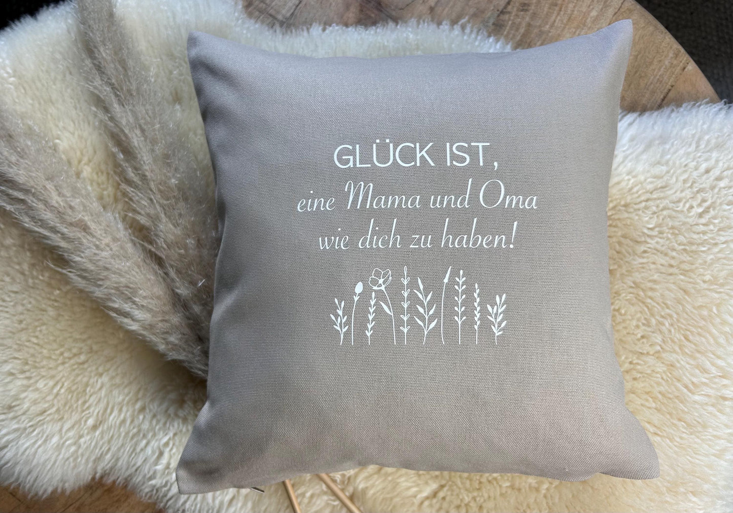Kissen Glück ist eine Mama und Oma wie dich zu haben