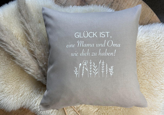 Kissen Glück ist eine Mama und Oma wie dich zu haben