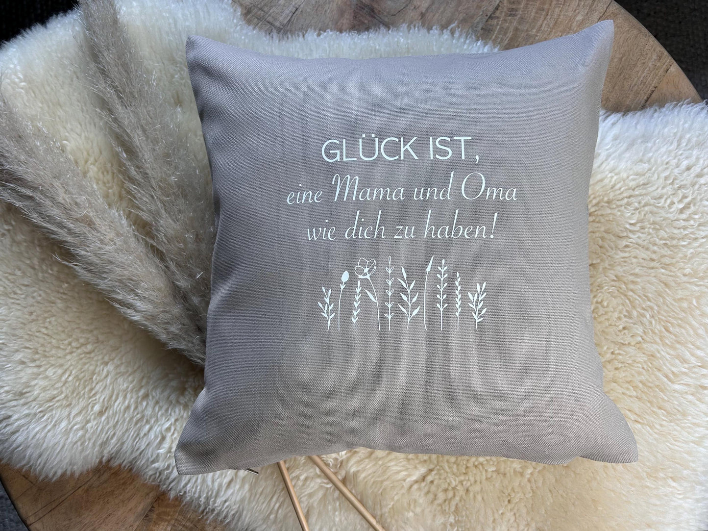 Kissen Glück ist eine Mama und Oma wie dich zu haben