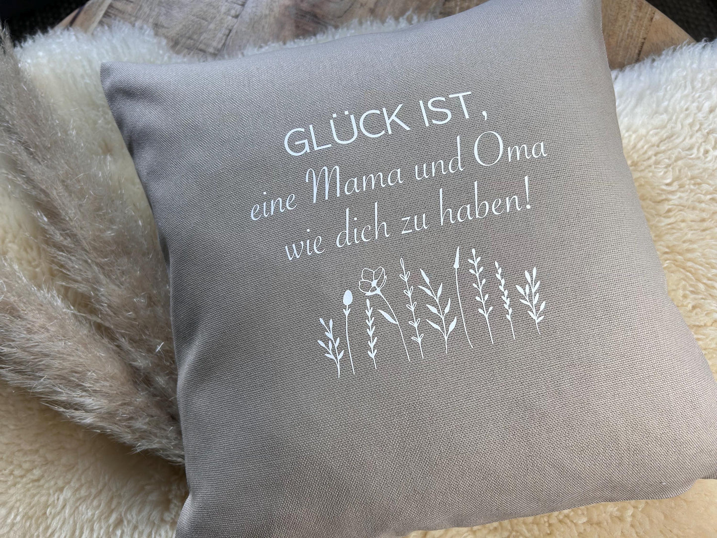 Kissen Glück ist eine Mama und Oma wie dich zu haben