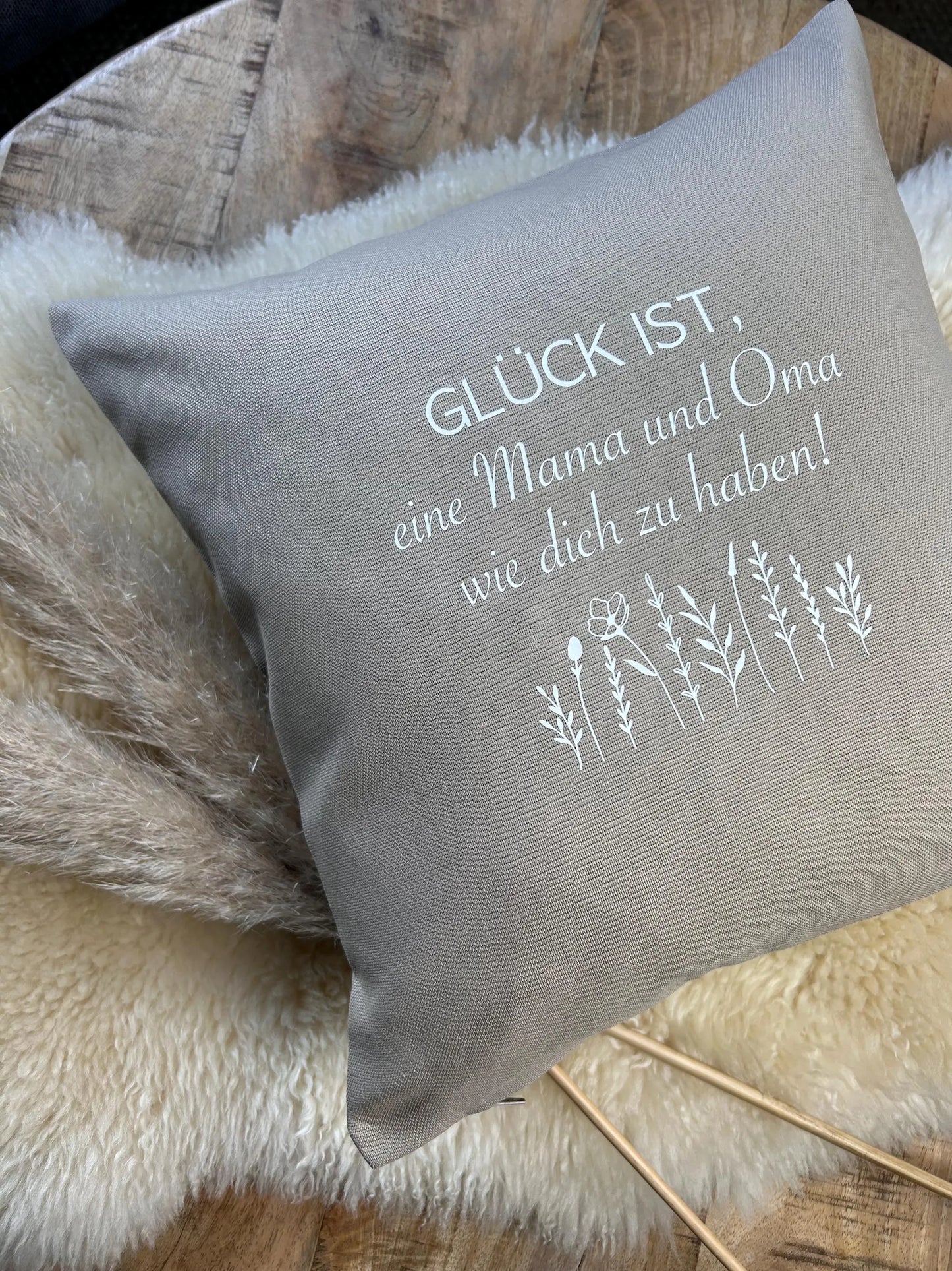 Kissen Glück ist eine Mama und Oma wie dich zu haben