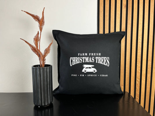 Kissen Weihnachten schwarz