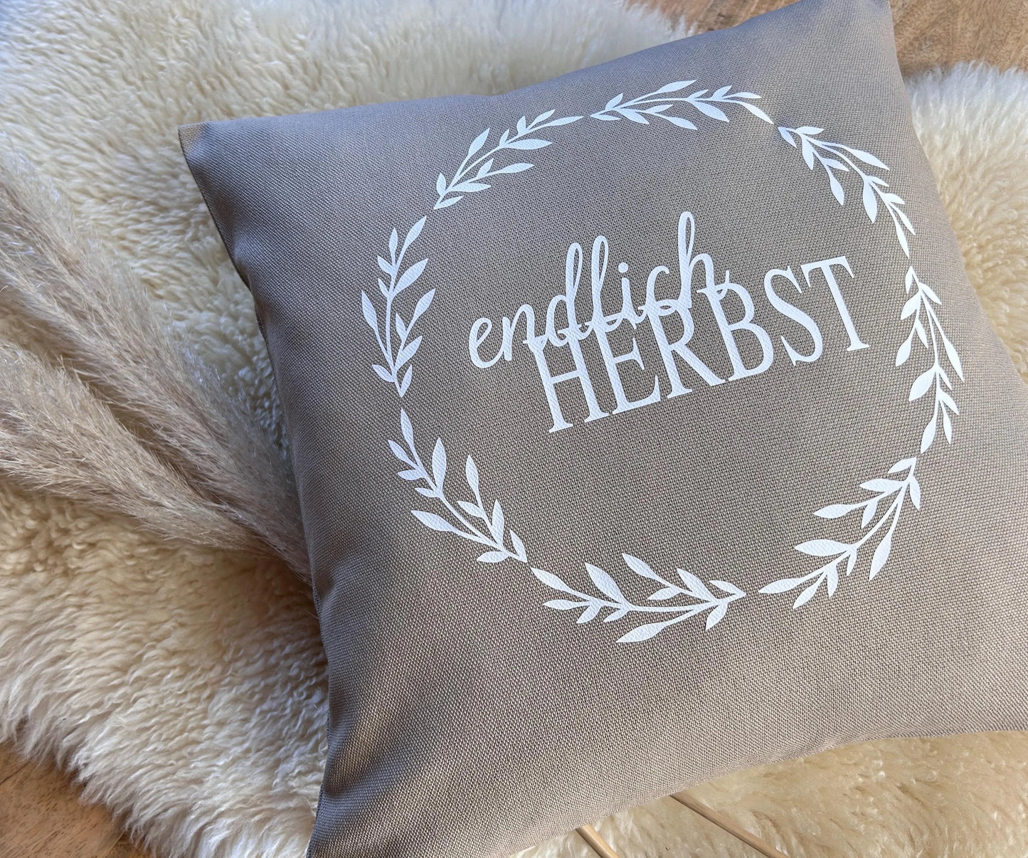 Deko Kissen endlich Herbst