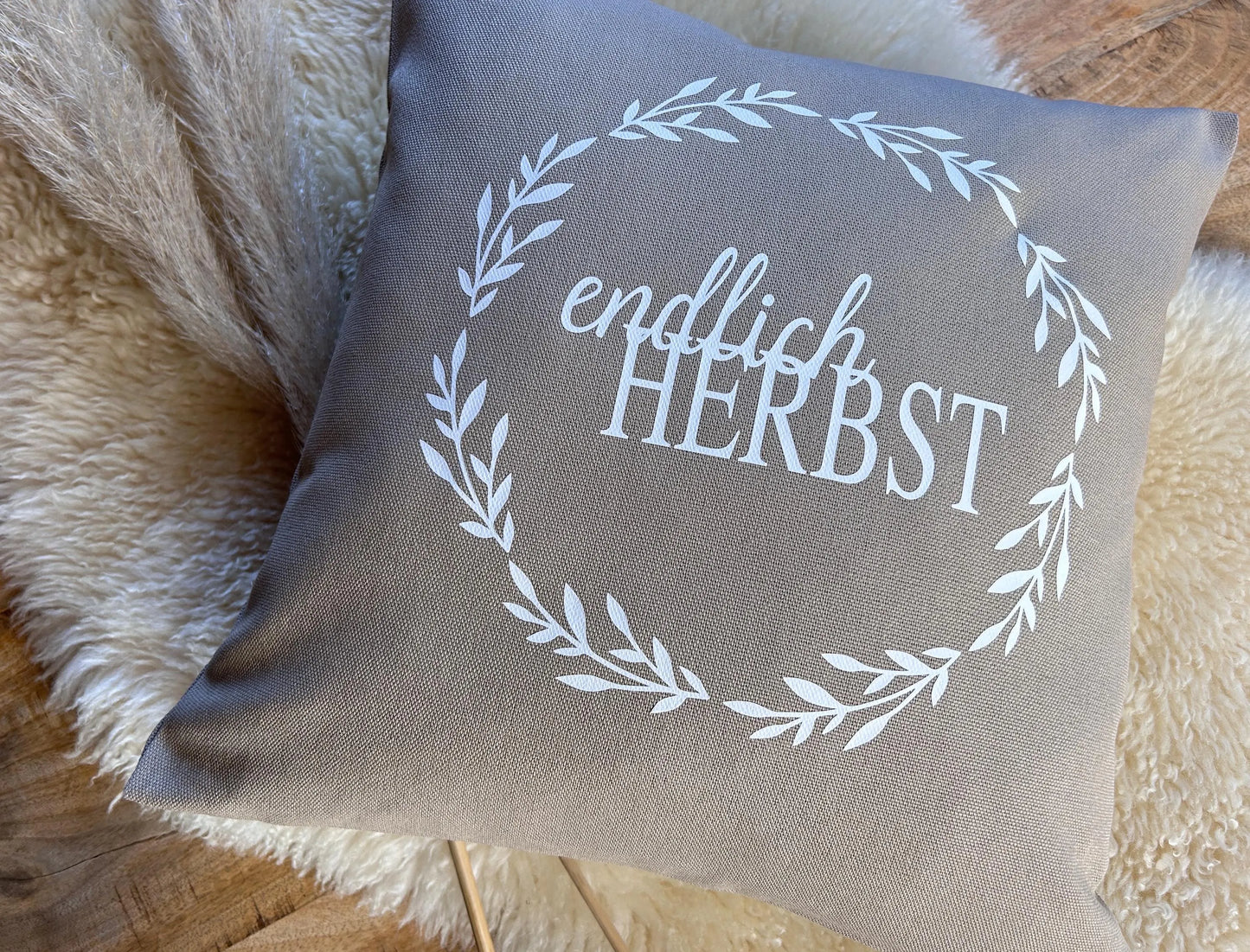 Deko Kissen endlich Herbst