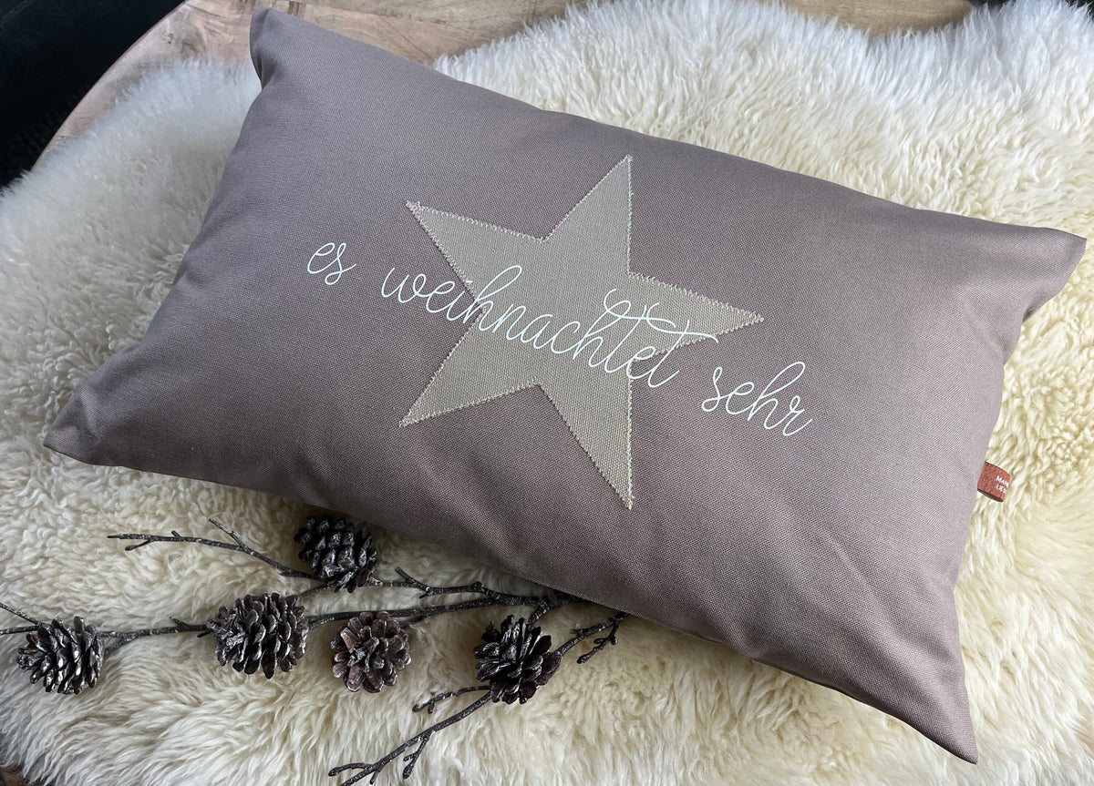 Kissen es weihnachtet sehr…