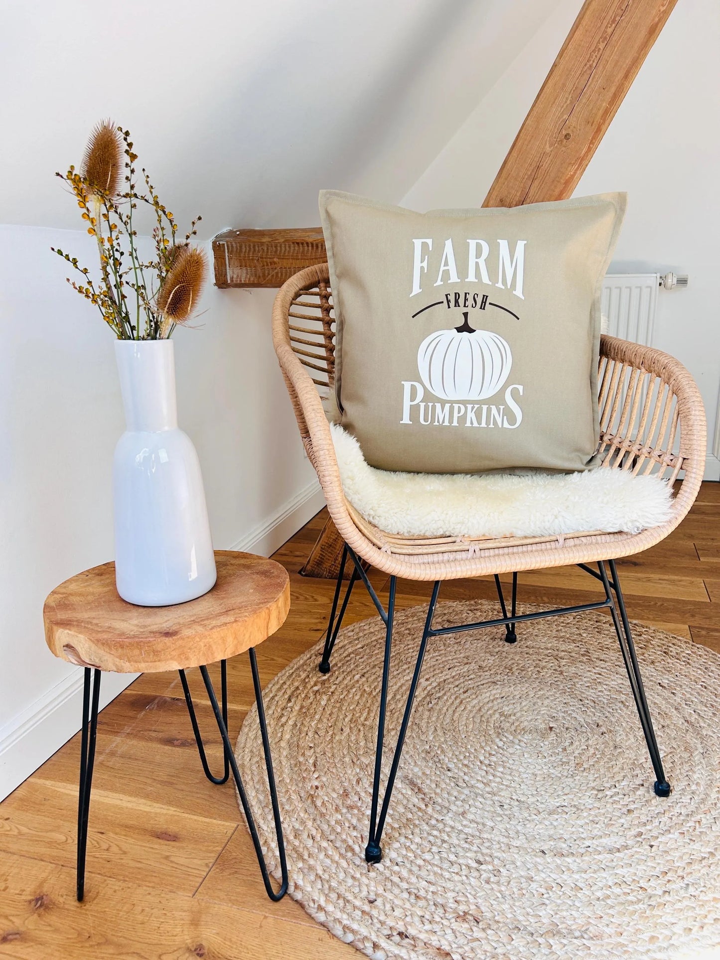 Deko Kissen Farm fresh Pumpkins
