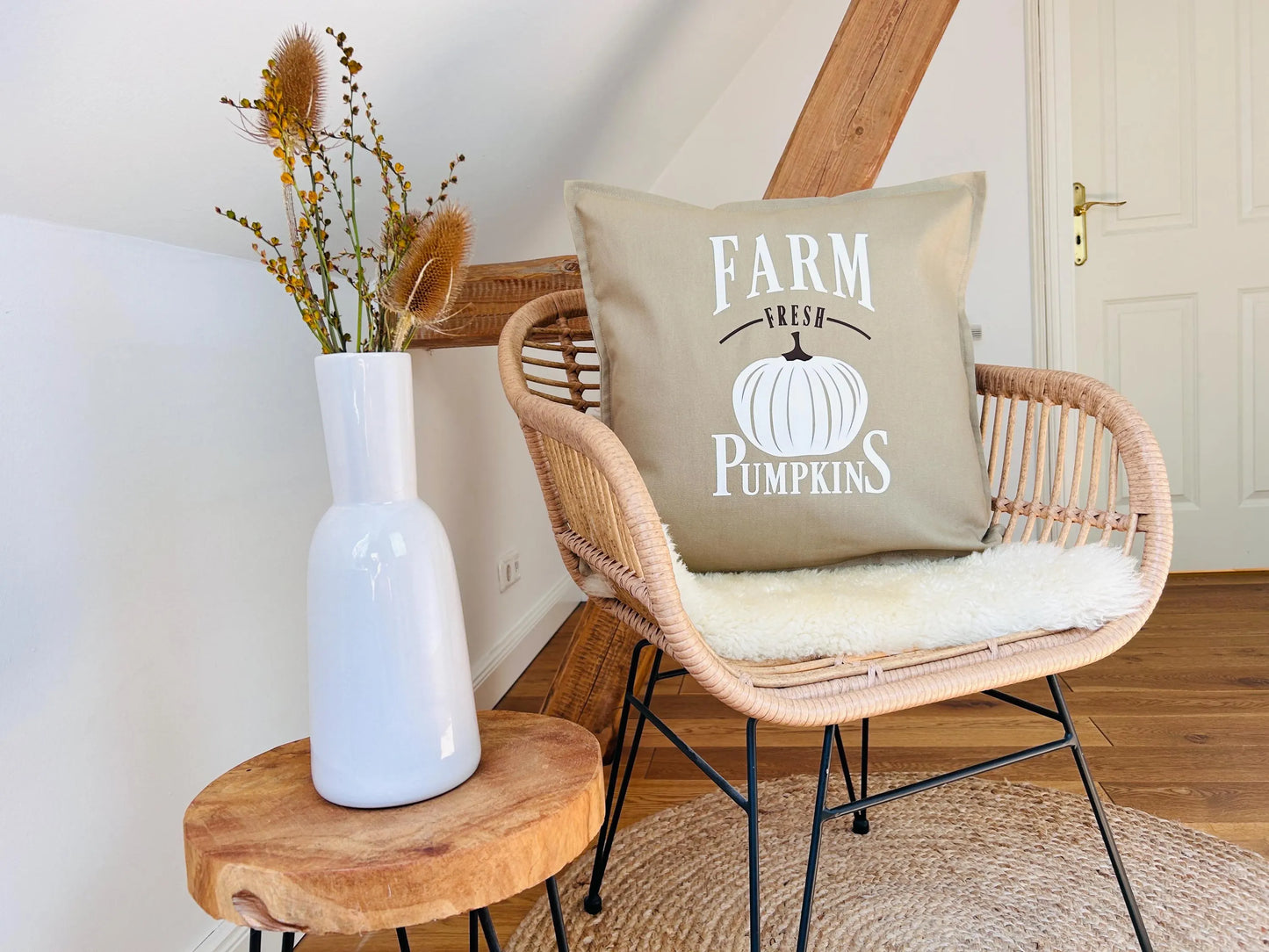 Deko Kissen Farm fresh Pumpkins