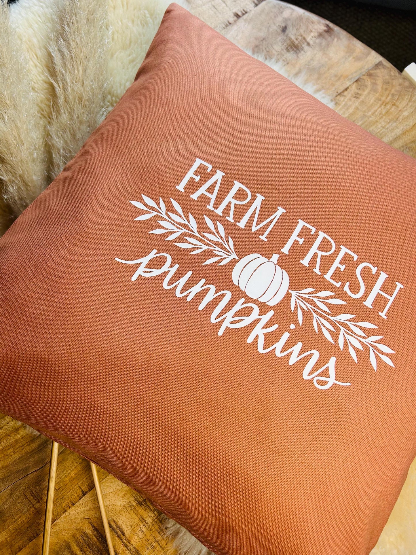 Deko Kissen Farm fresh rost