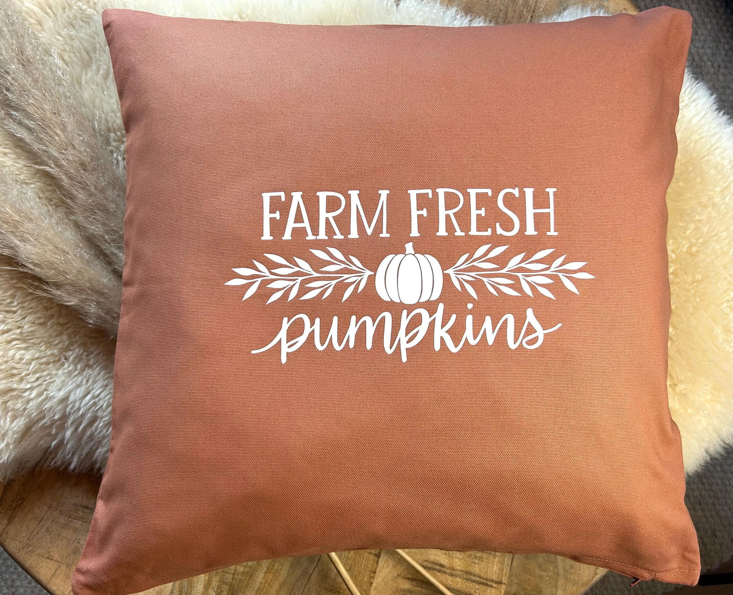 Deko Kissen Farm fresh rost