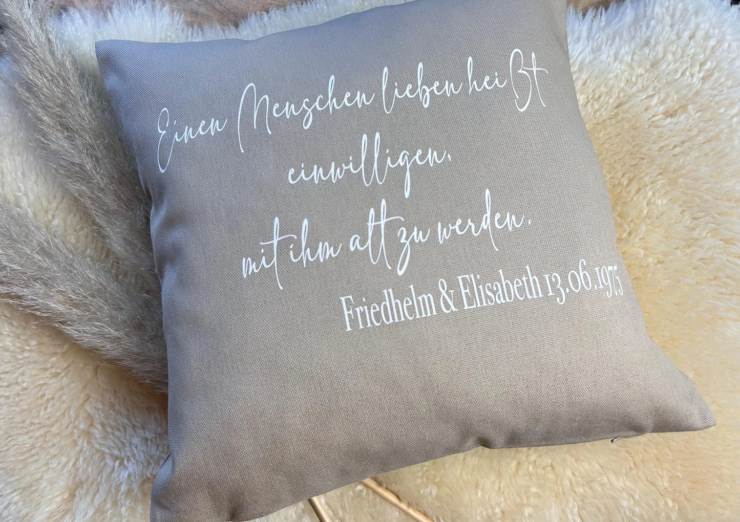 Kissen Hochzeit Goldene Hochzeit