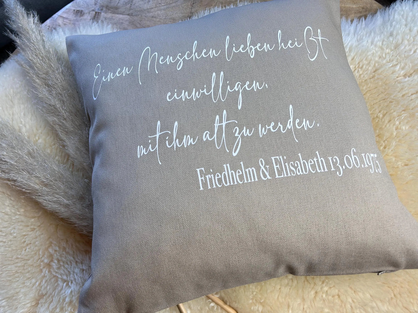 Kissen Hochzeit Goldene Hochzeit