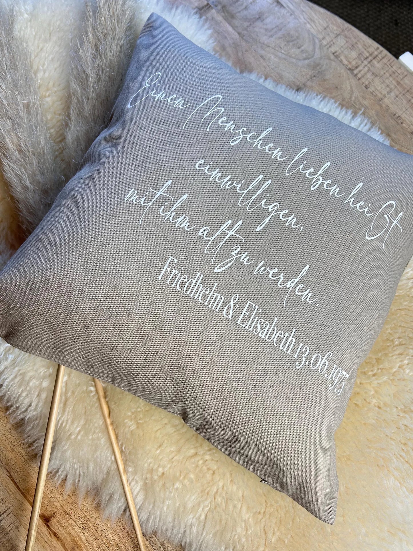 Kissen Hochzeit Goldene Hochzeit
