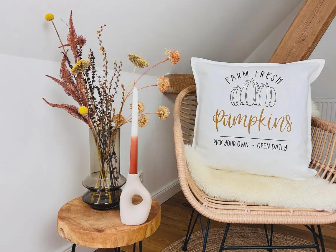Deko Kissen Farm fresh Pumpkins