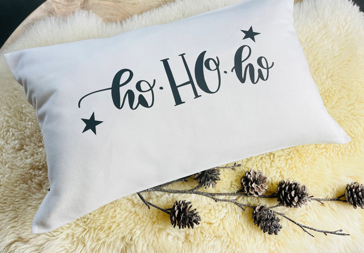 Kissen ho Ho ho weiß