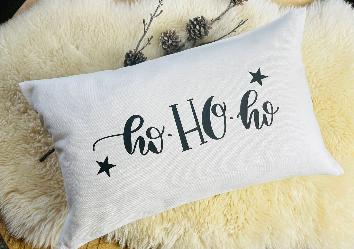 Kissen ho Ho ho weiß