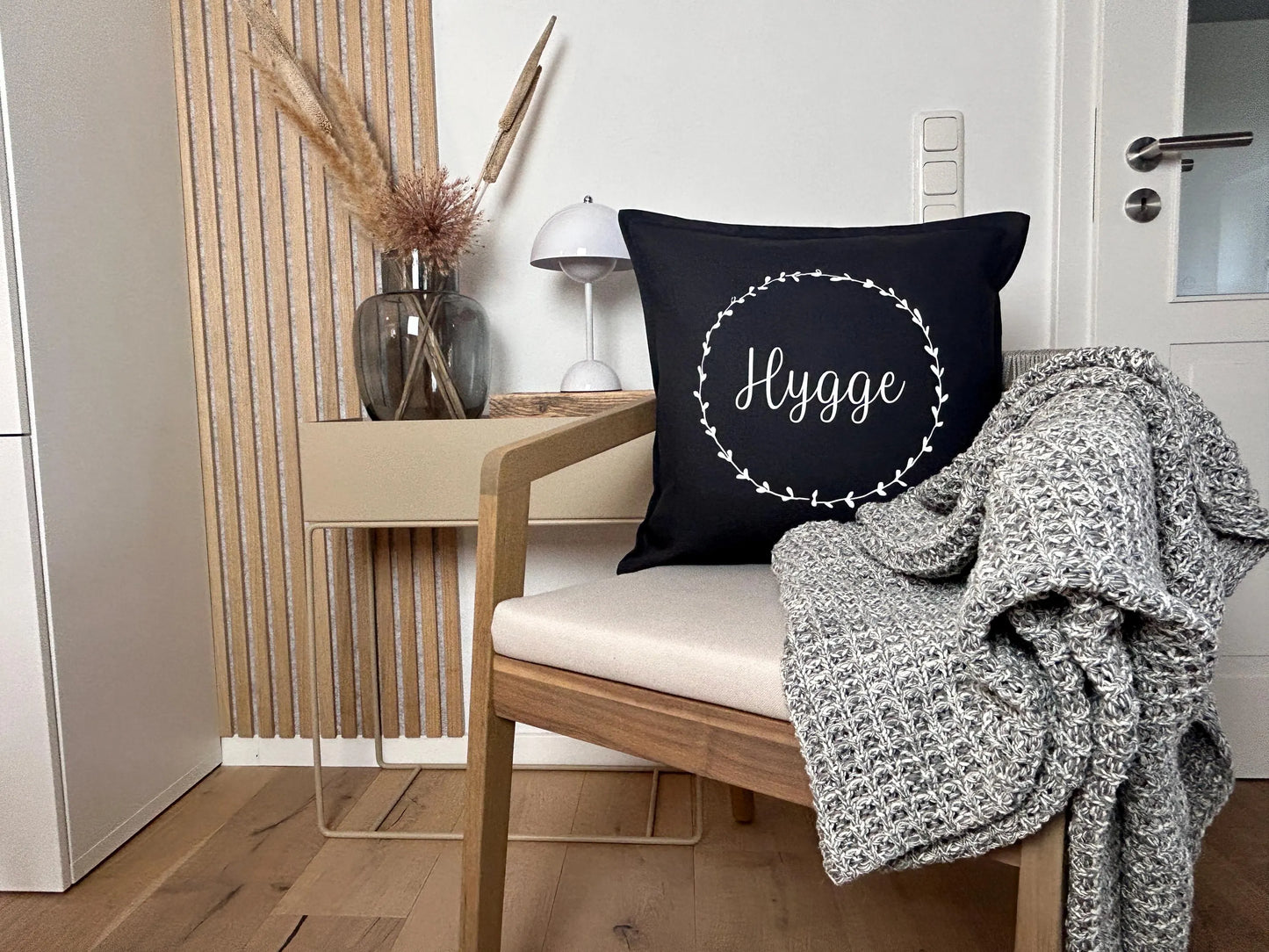 Kissen hygge dunkelgrau