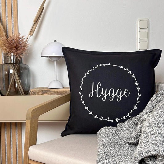 Kissen hygge dunkelgrau