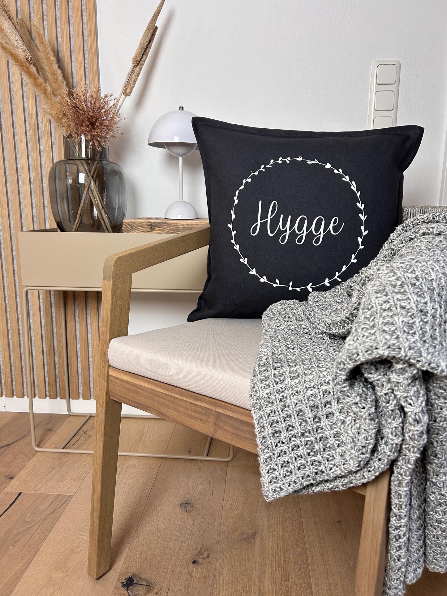 Kissen hygge dunkelgrau