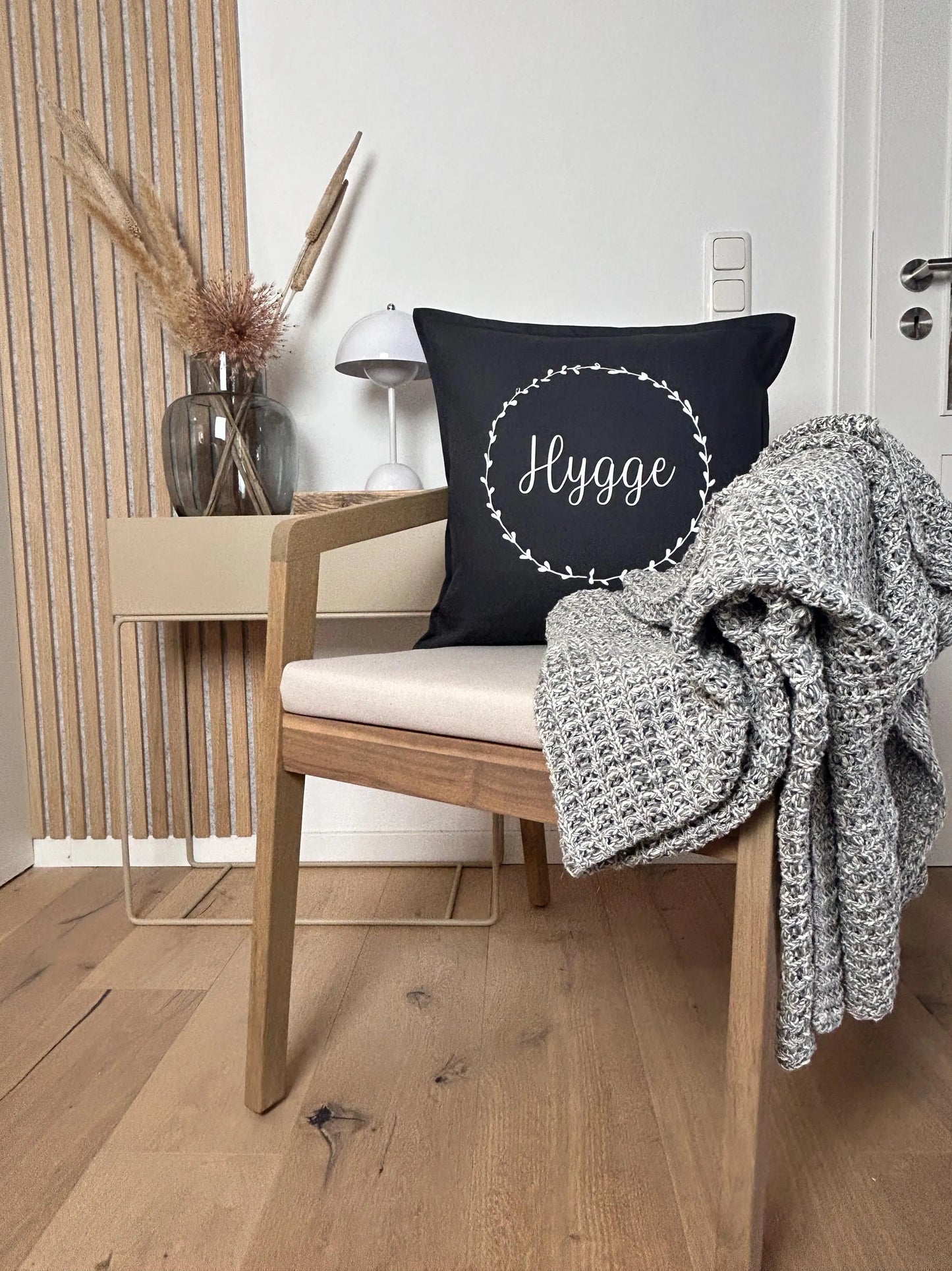 Kissen hygge dunkelgrau