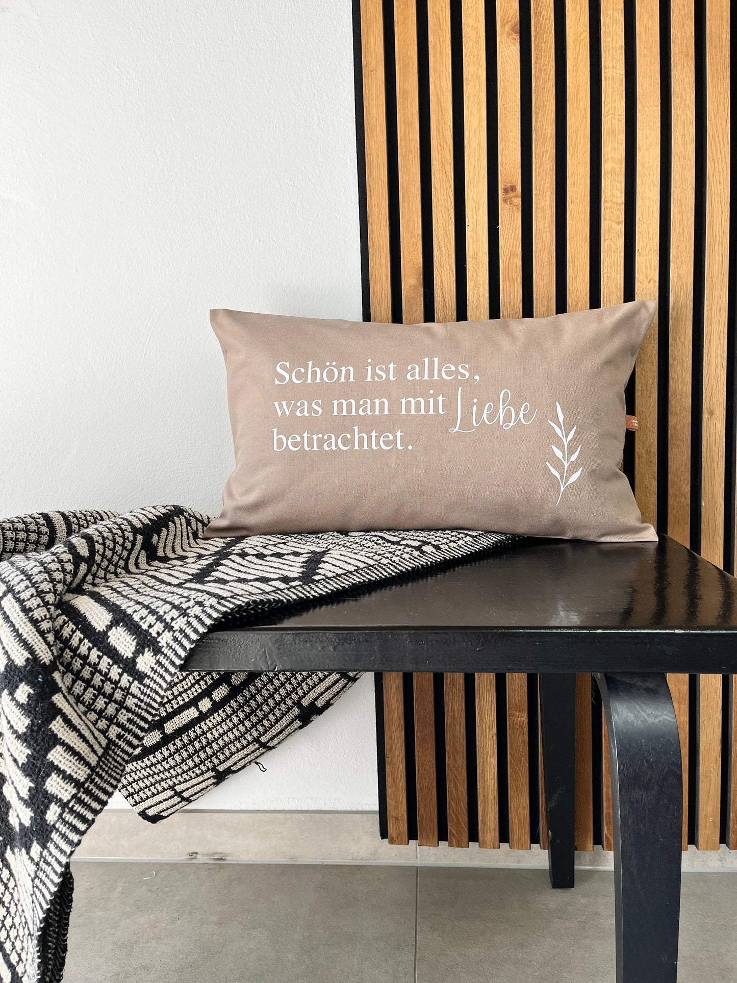 Kissen Schön ist alles beige
