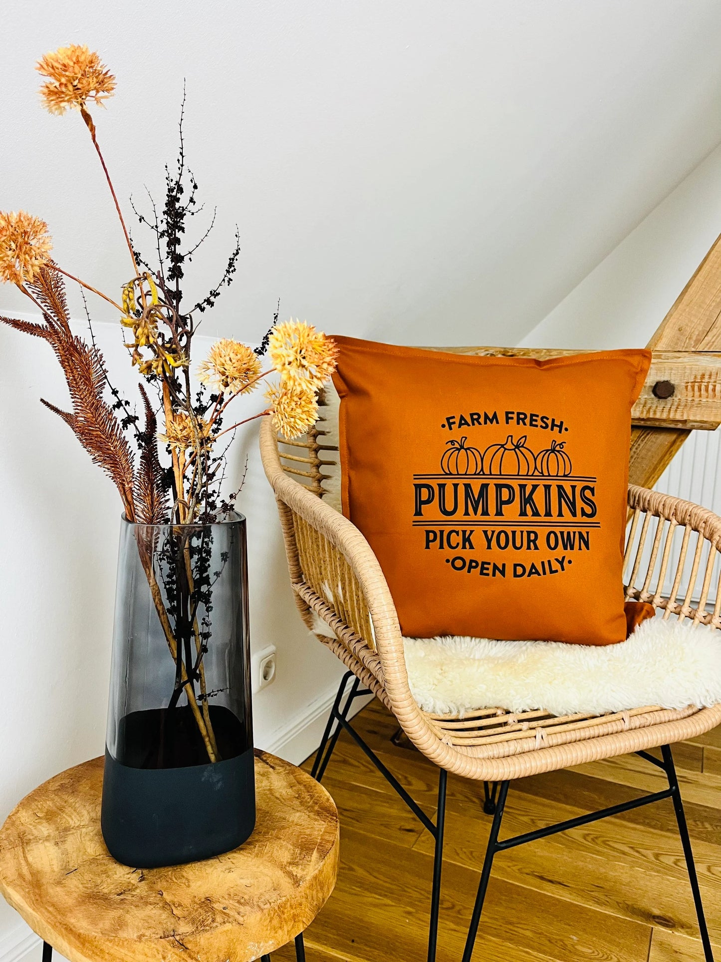 Deko Kissen Pumpkin rost