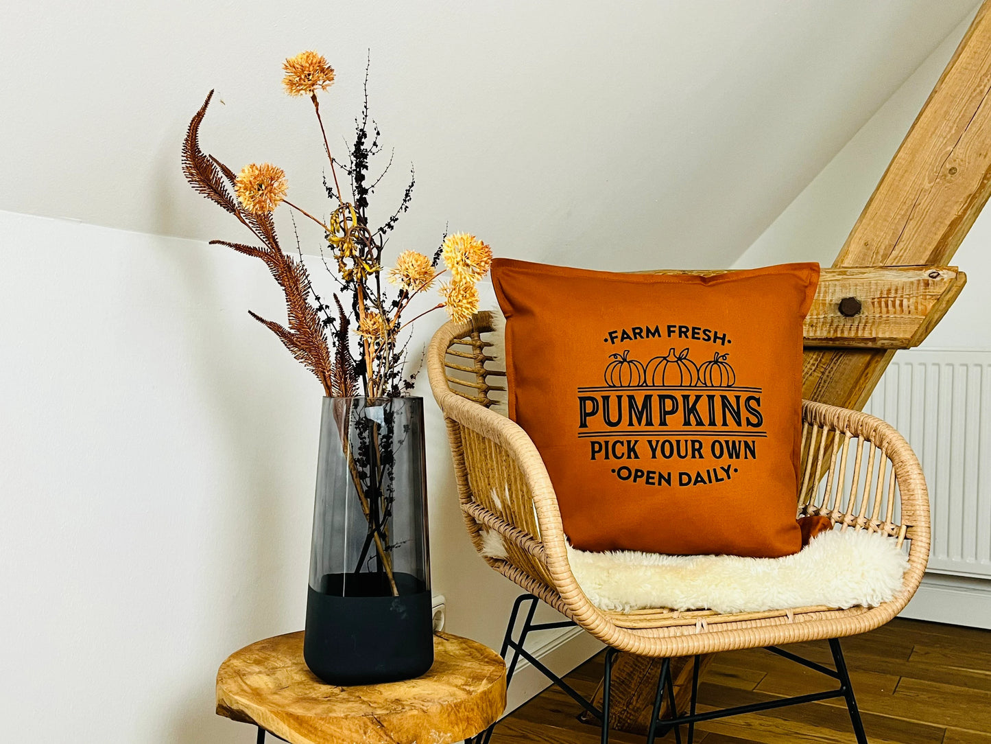 Deko Kissen Pumpkin rost