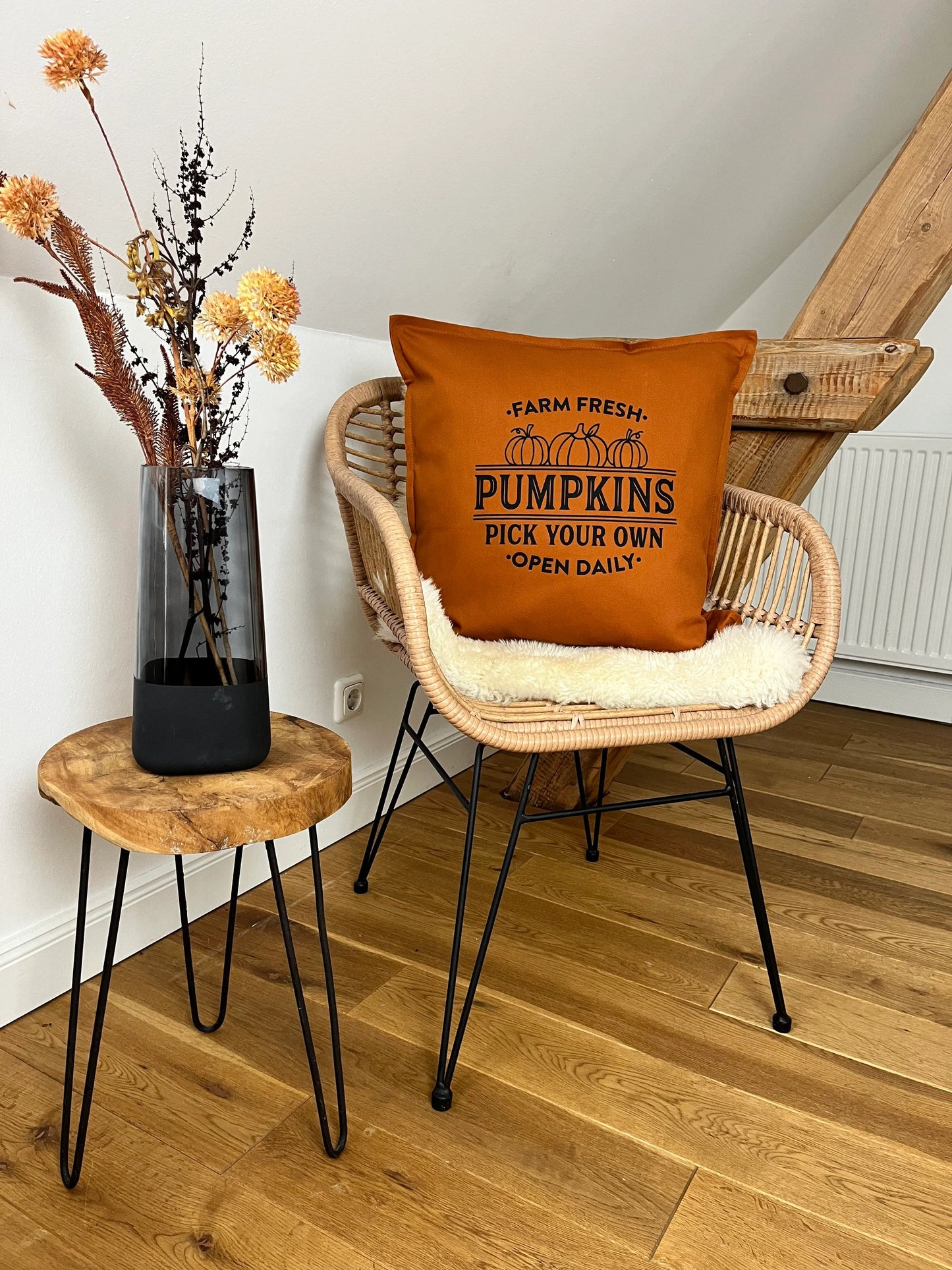 Deko Kissen Pumpkin rost
