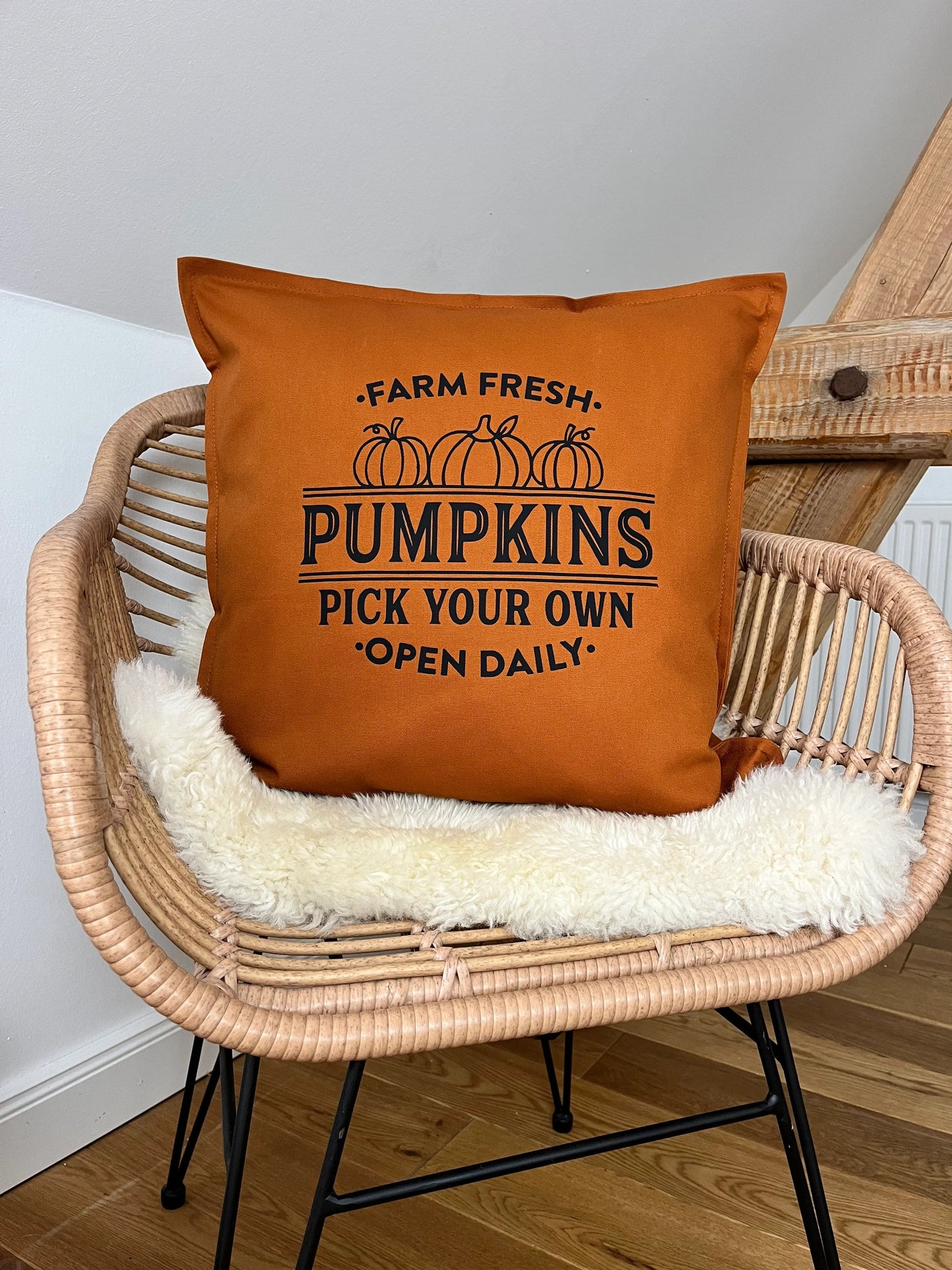 Deko Kissen Pumpkin rost