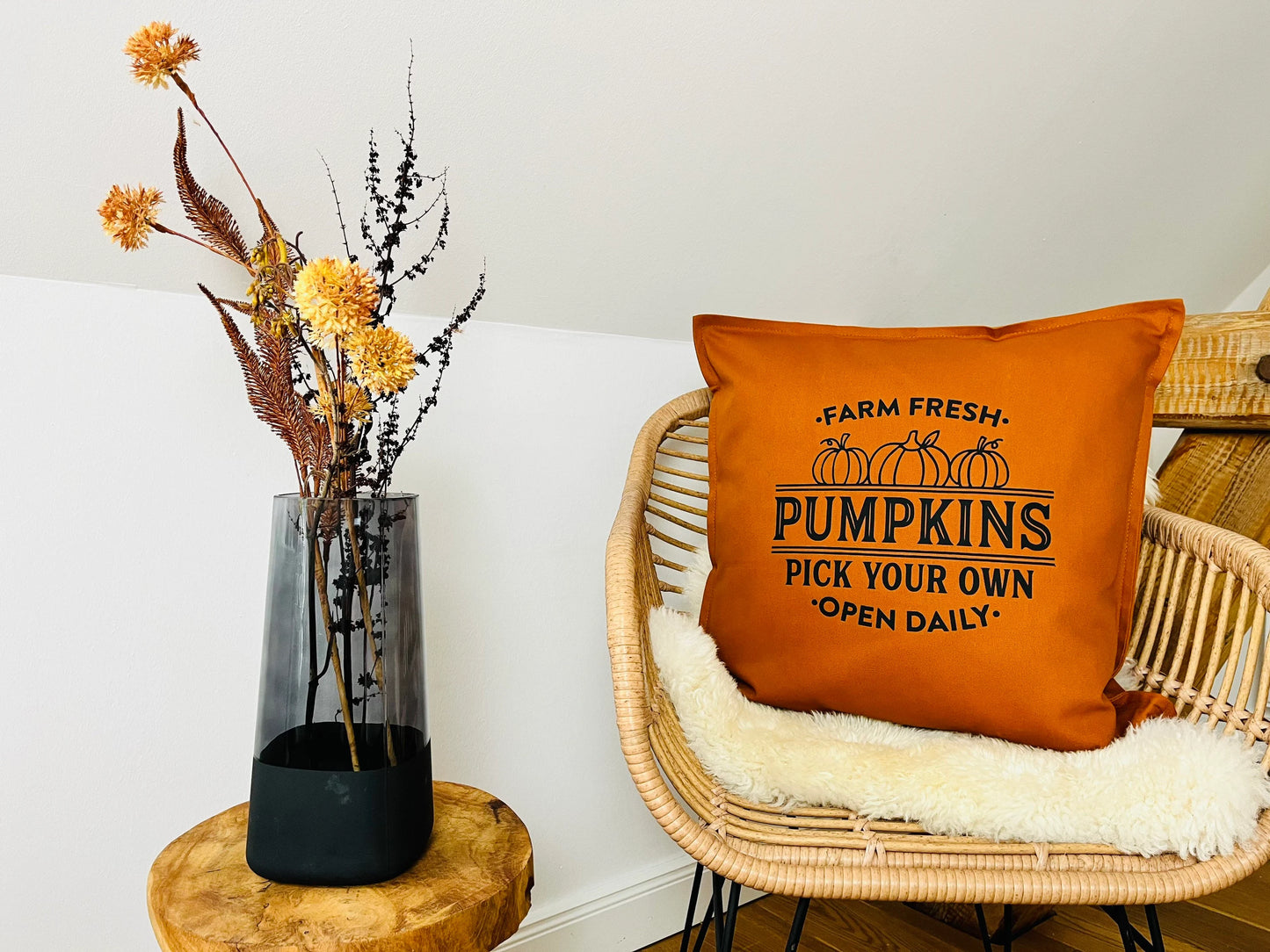 Deko Kissen Pumpkin rost
