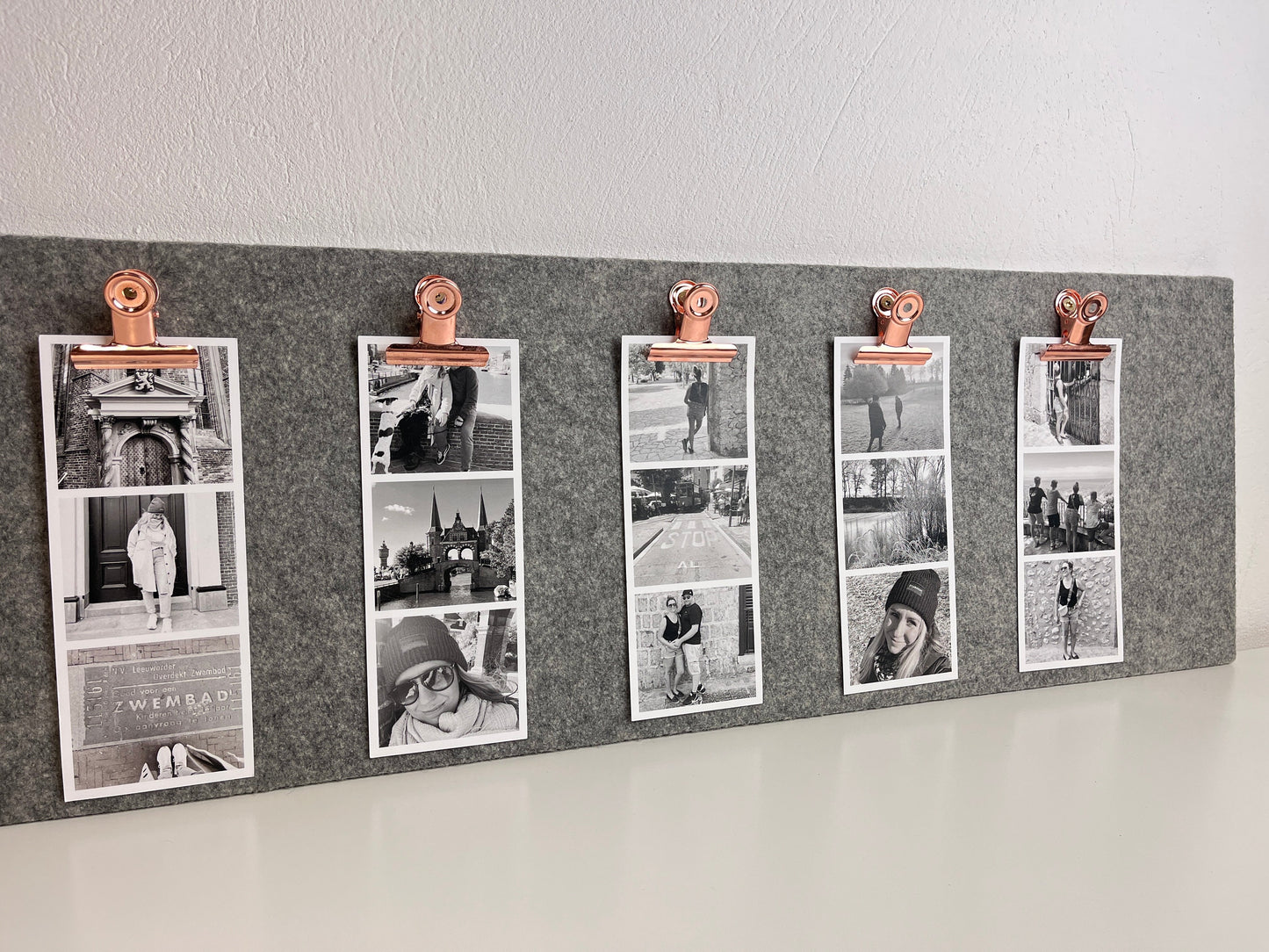 Memoboard Klemmwand Fotoboard Filz