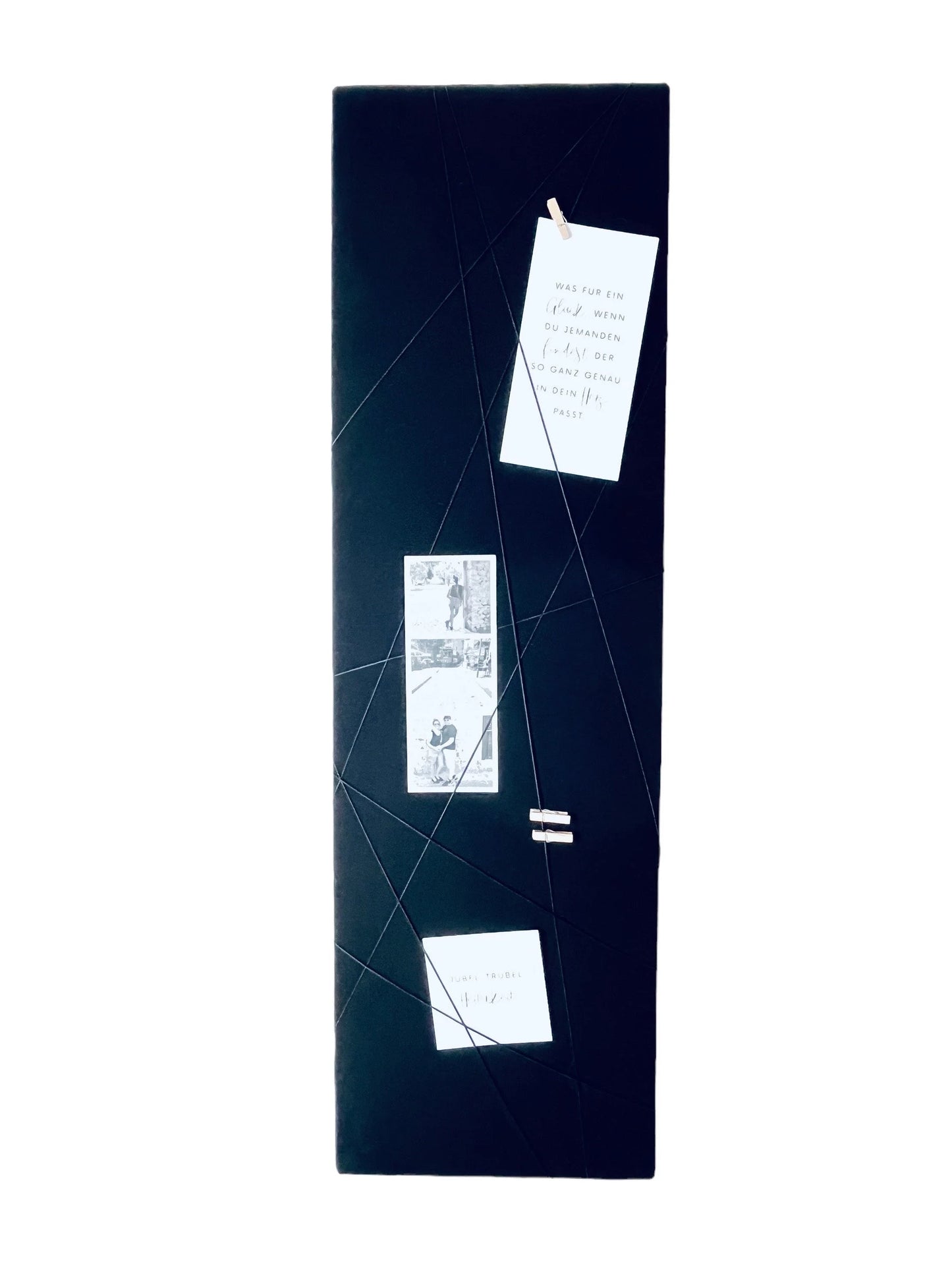 Memoboard New black Klemmwand