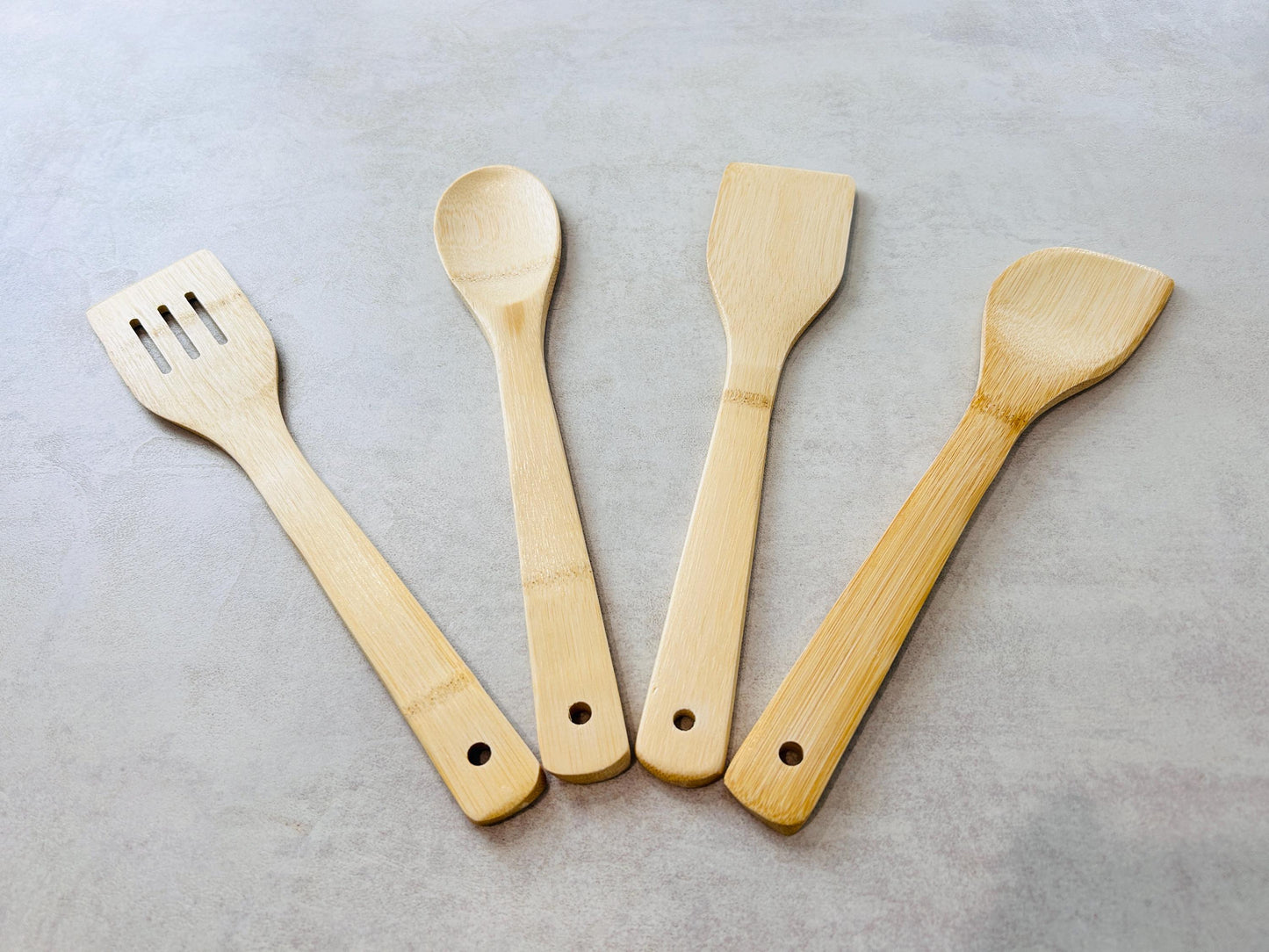 Kochbesteck-Set aus Holz