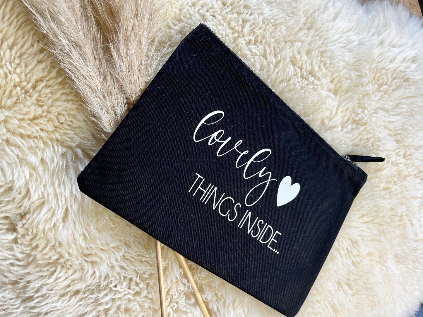 Kosmetiktasche lovely schwarz