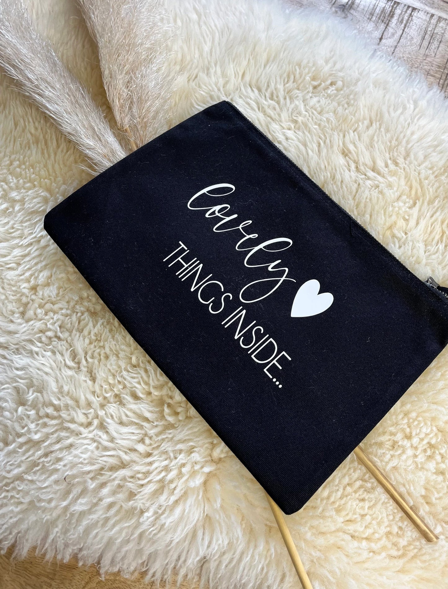 Kosmetiktasche lovely schwarz