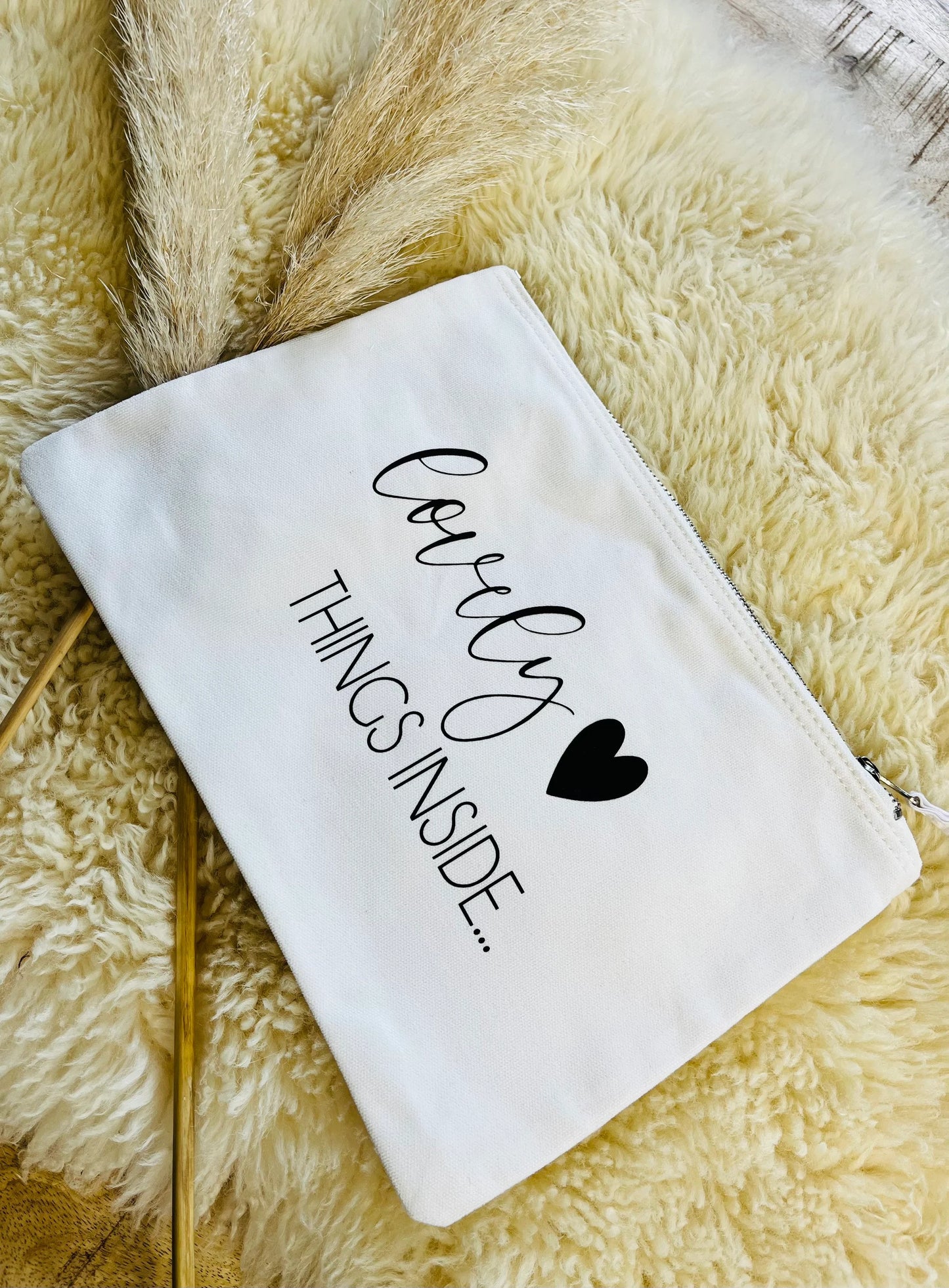 Kosmetiktasche lovely ecru