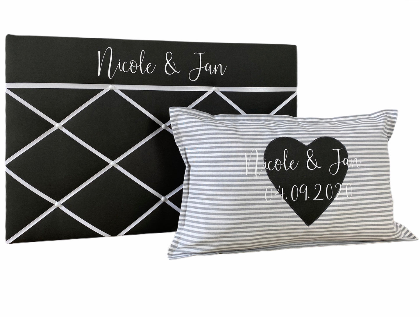 Memoboard Hochzeit personalisiert