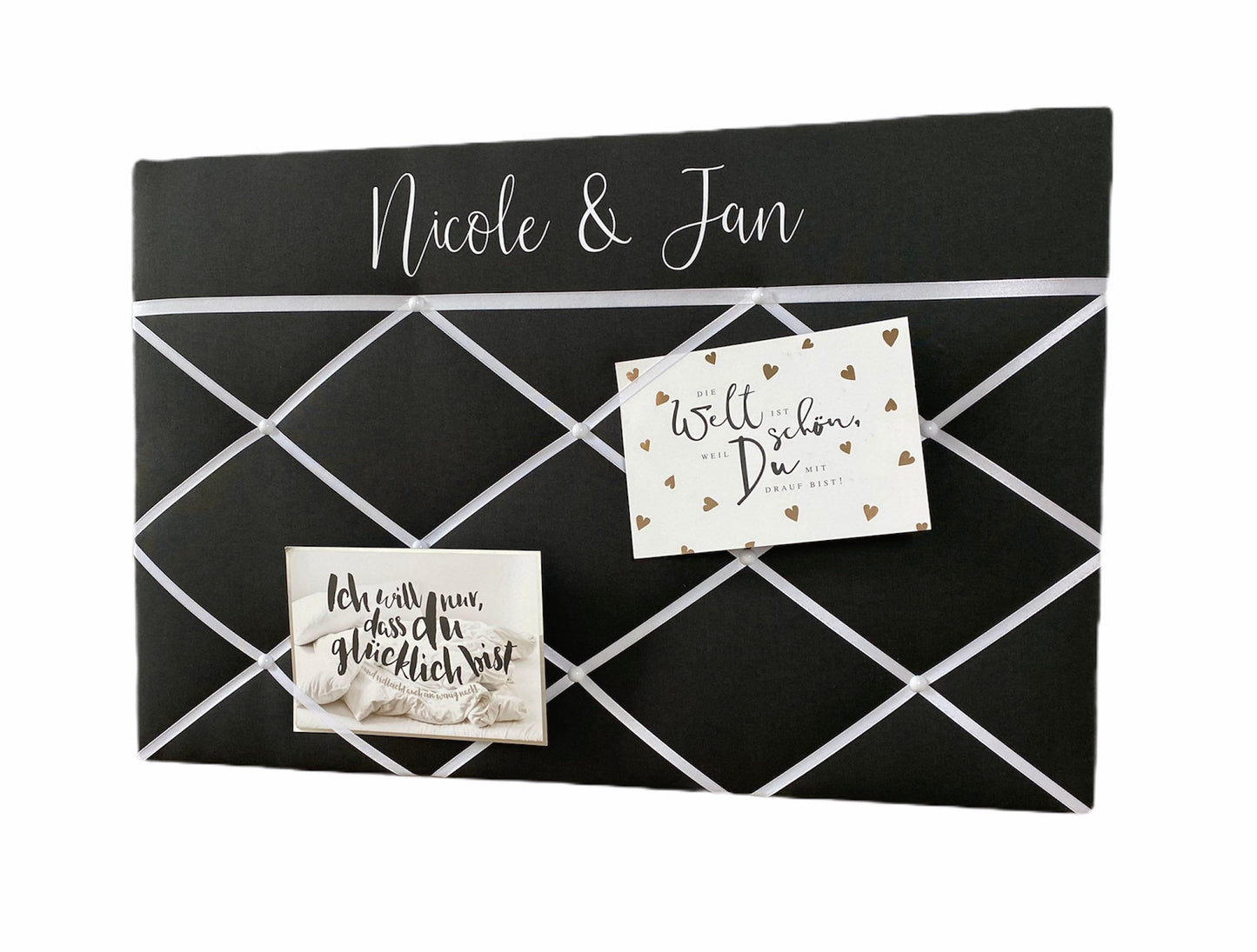 Memoboard Hochzeit personalisiert