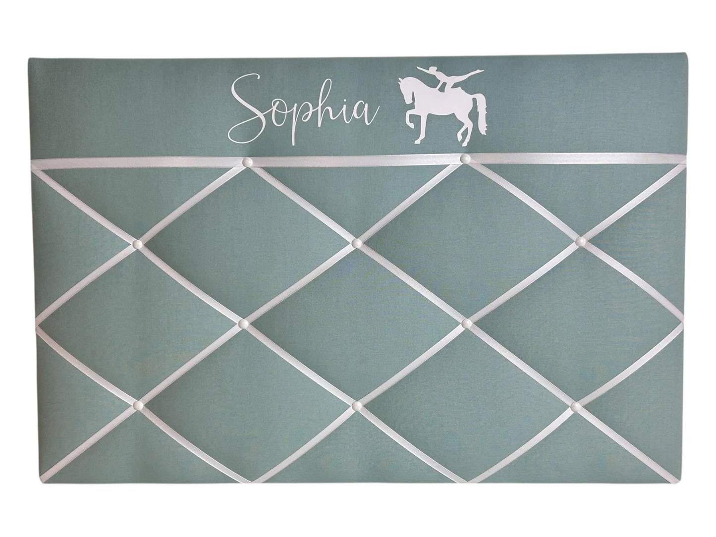 Memoboard Pferdeliebe aqua