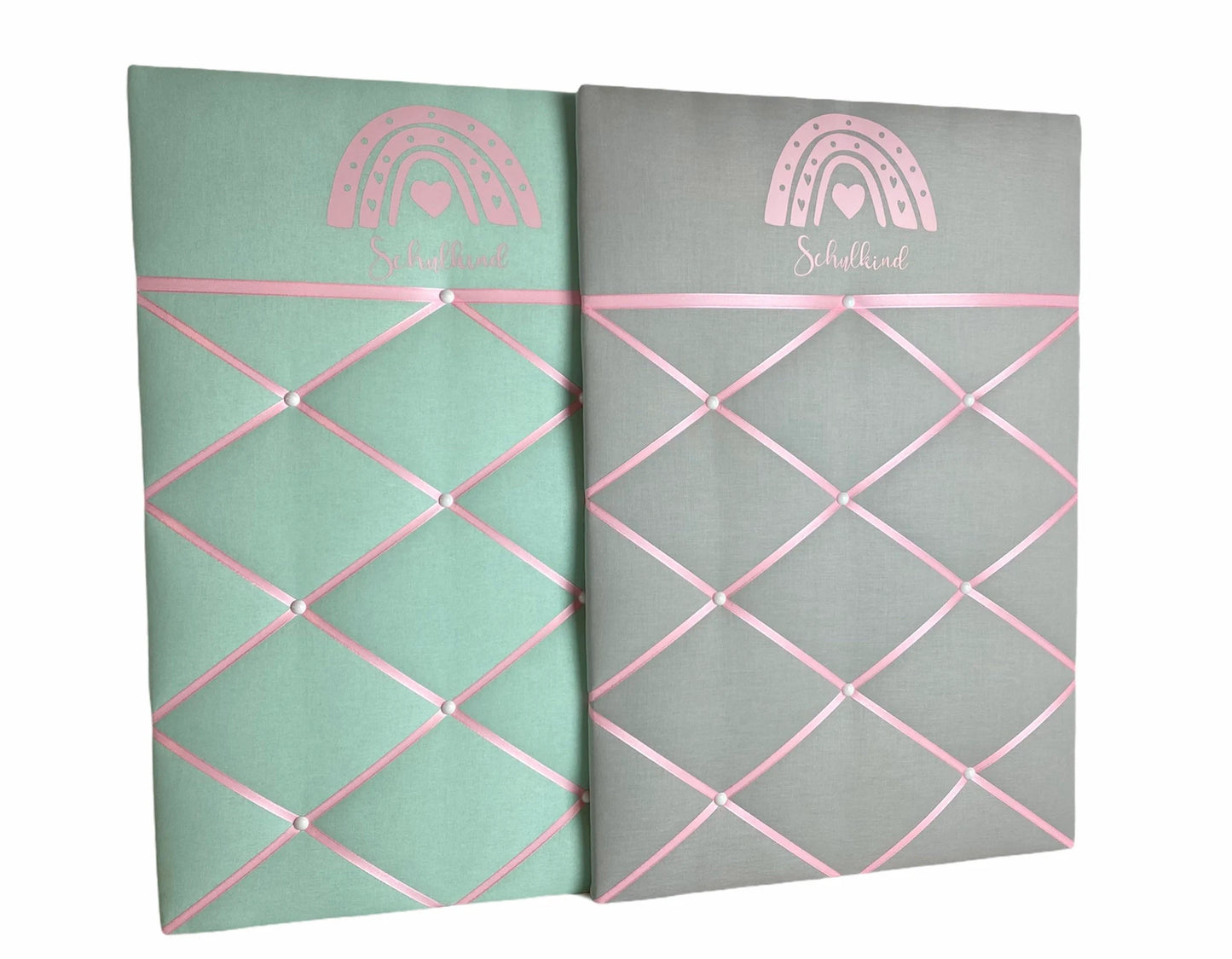 Memoboard Schulkind Regenbogen