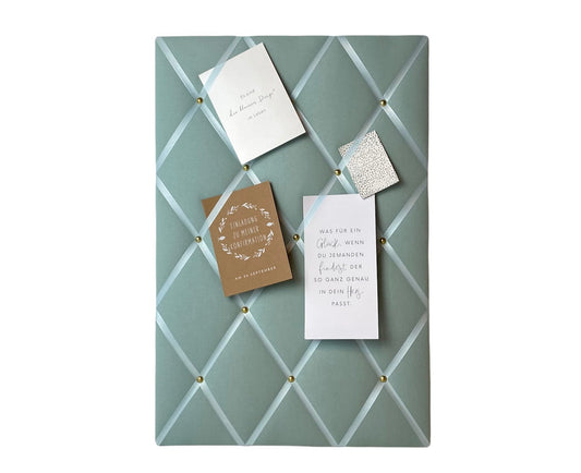 Memoboard aqua Wunschgröße