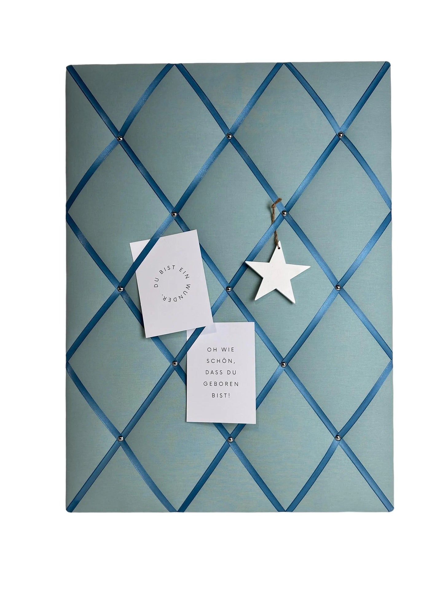 Memoboard Aquamarin Wunschgröße