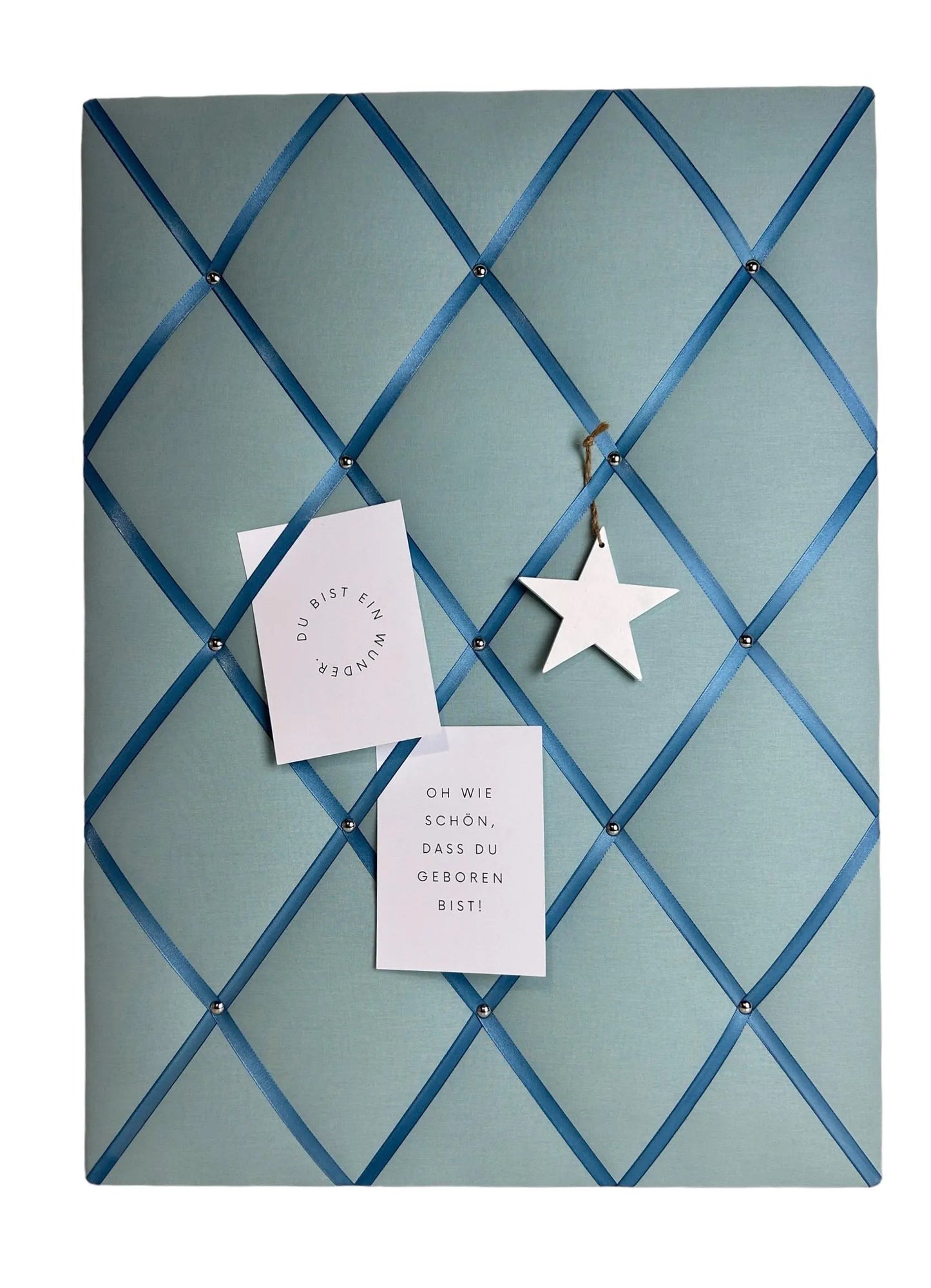 Memoboard Aquamarin Wunschgröße