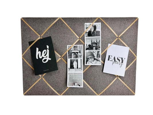 Memoboard beige hellgrau