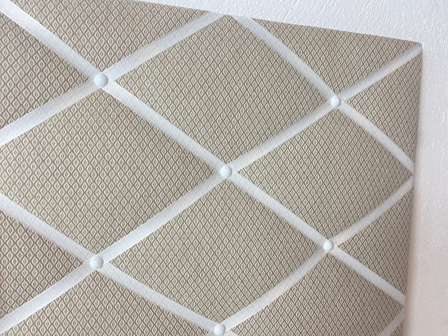Memoboard beige Wunschgröße