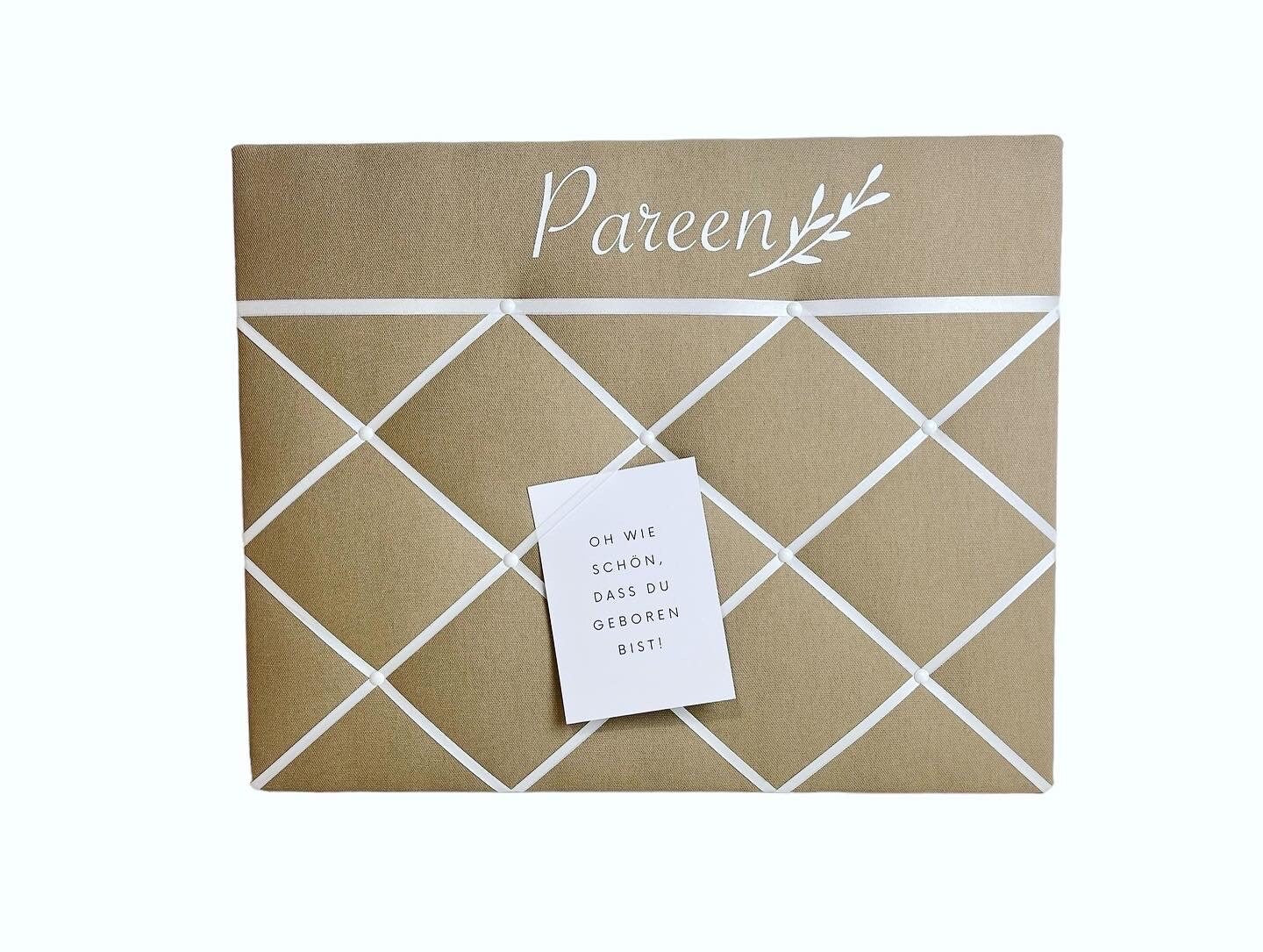 Memoboard personalisiert Wunschgröße beige